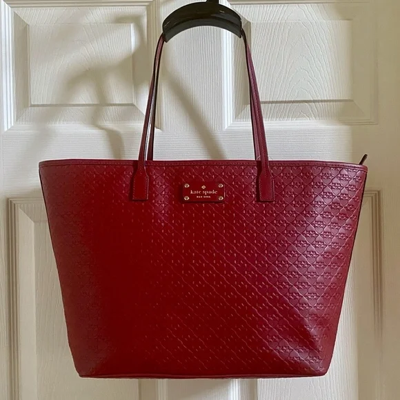 Kate Spade New York Monogram Leather Tote NWT - Picture 8 of 14